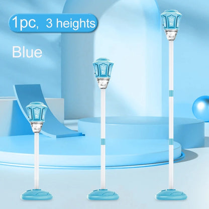 Street Lamp Electric Bubble Machine Automatic Bubble Blower with Lights