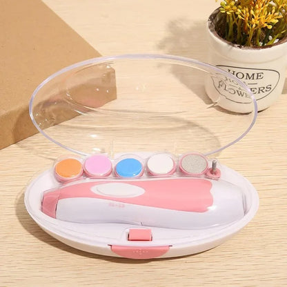 Electric anti-pinching nail grinder for newborns, baby nail cutter
