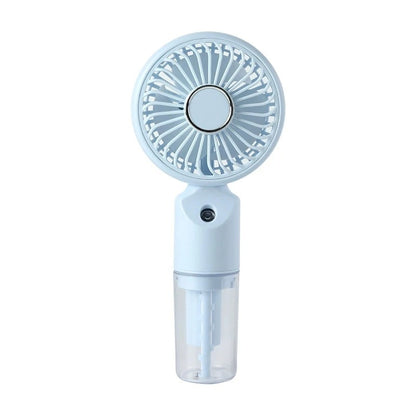 Portable handheld spray mist fan, mini USB, outdoor, student gift, compact personal cooling fan with water mist function
