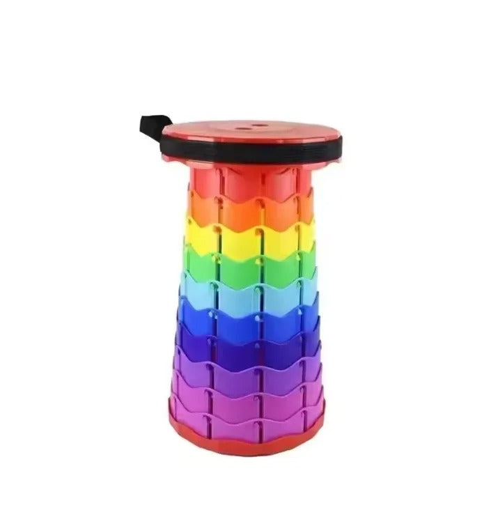 Portable folding telescopic chair