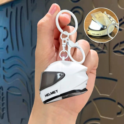 Helmet light keychain