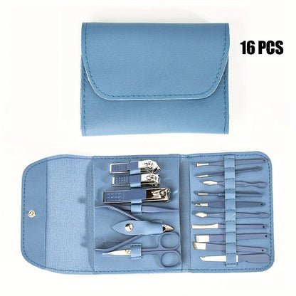 16-piece nail clipper and nail care set