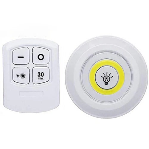 Tap LED Light With Remote Control pack of 3
