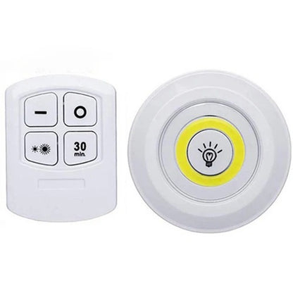 Tap LED Light With Remote Control pack of 3