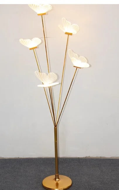 Butterfly floor lamp