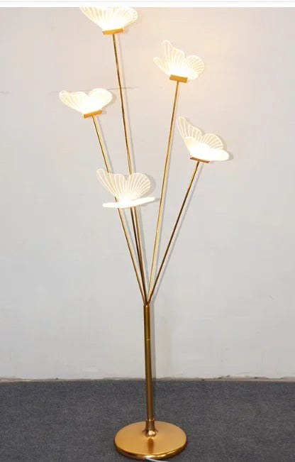 Butterfly floor lamp